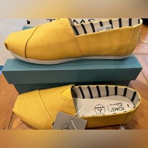 Toms Alpargata shoes gold